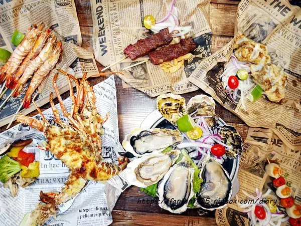 【板橋美食】火夯seafood 海鮮燒烤 #露天燒烤 #龍蝦 #生蠔 #燒烤 #板橋燒烤 #府中捷運站
