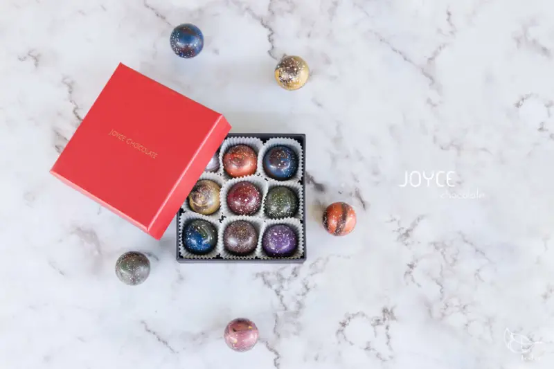 Joyce巧克力工房,將撒落滿天的星辰化作手中的心意,悄悄收進禮盒裡/宅配美食甜點/節日送禮推薦
