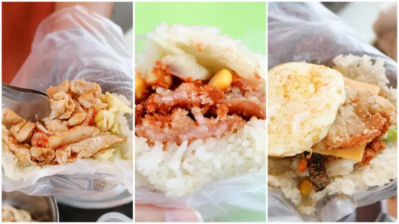 【高雄梓官飯糰推薦】揪揪丸飯糰 蚵仔寮 一手無法掌握的澎派大飯糰