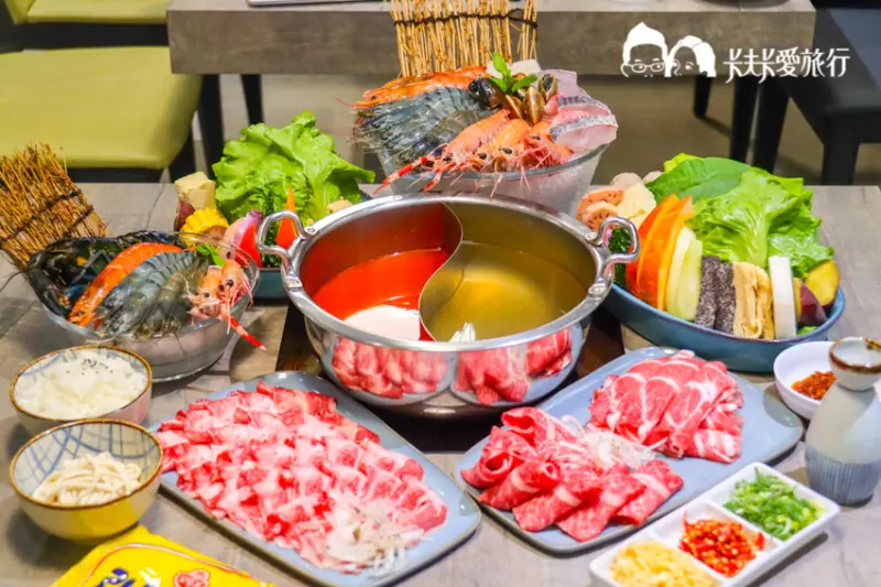 宜蘭美食火鍋-老婆吃鍋｜頂級牛肉海鮮高質感鍋物！推薦螃蟹龍蝦角蝦牛小排