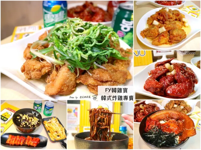 FY韓雞寶：台南中西區的韓式炸雞專賣店，堅持使用當日國產新鮮溫體雞肉.韓國進口原物料.手做醬料美食/現點現做，可內用外帶外送 - 進食的巨鼠