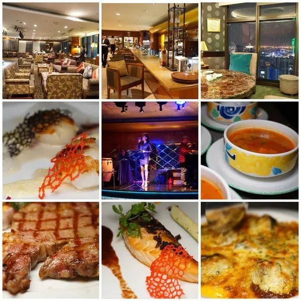 [高雄美食] 君鴻飯店大廳酒吧Sky Lounge-現場樂隊x浪漫高空夜景約會必備/ 高雄隱藏約會餐廳/ 高雄景觀餐廳/ 高雄約會餐廳