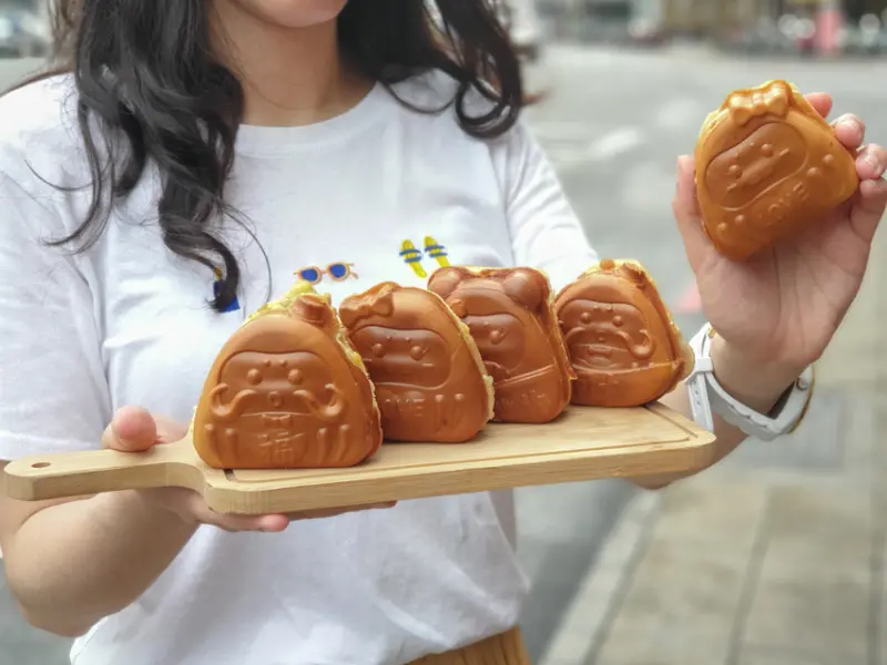 屏東美食||福神燒-冷熱吃都可以，超可愛的福神好吸睛||屏東市