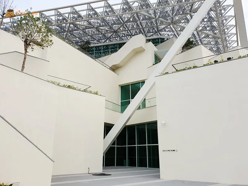 台南新景點》台南市美術館二館│純白建築超美超好拍