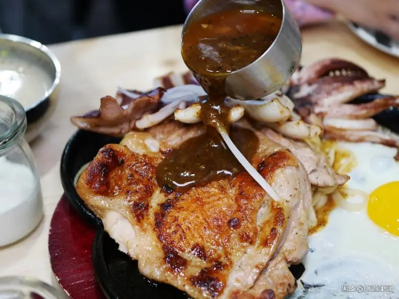 台南牛排推薦│19號倉庫牛排(永康店)，美式風格裝潢，簡易自助吧，2019全新開幕，台南美食 - 黑皮的旅遊筆記