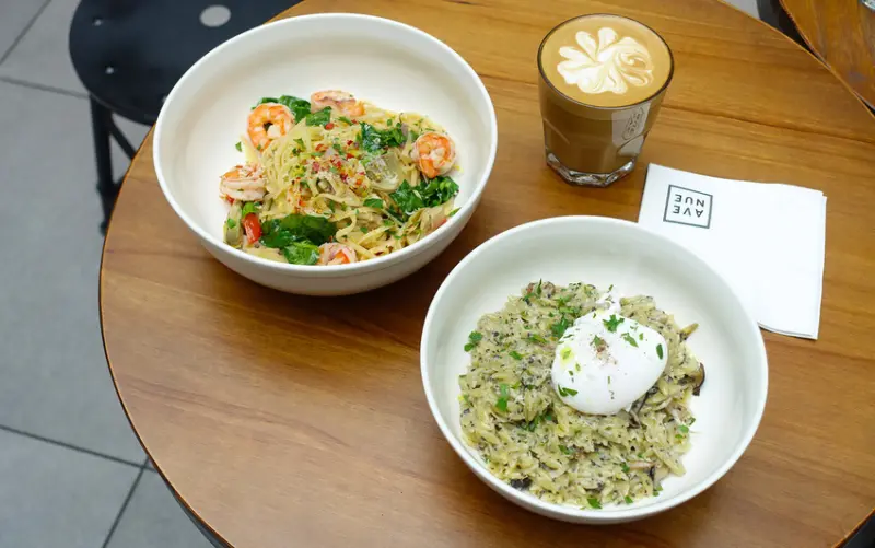 【咖啡簡餐】AVENUE Fast Casual Eatery , 遠企安和路上美食咖啡簡餐質感餐廳 , 舒適寬敞開放式空間特色 , 早午餐宵夜應有盡有