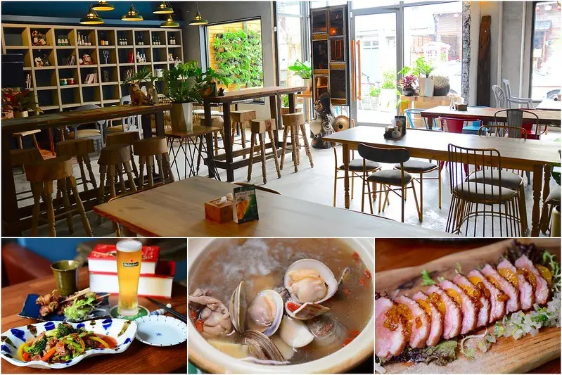 【台中西區｜美食】秋田笠。新潮設計餐廳竟然是居酒屋，營業至02:00，橙香鴨胸、剝皮辣椒雞湯極力推薦