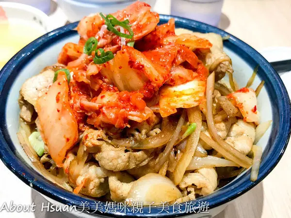 大阪王將。家樂福內壢店。推泡菜燒肉丼飯