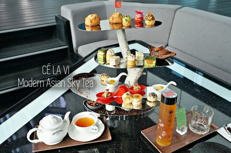 【台北】CÉ LA VI Taipei 天空樹茶饗宴 微風南山48樓景色無敵 天空樹下午茶 - 水晶安蹄 不務正業過生活