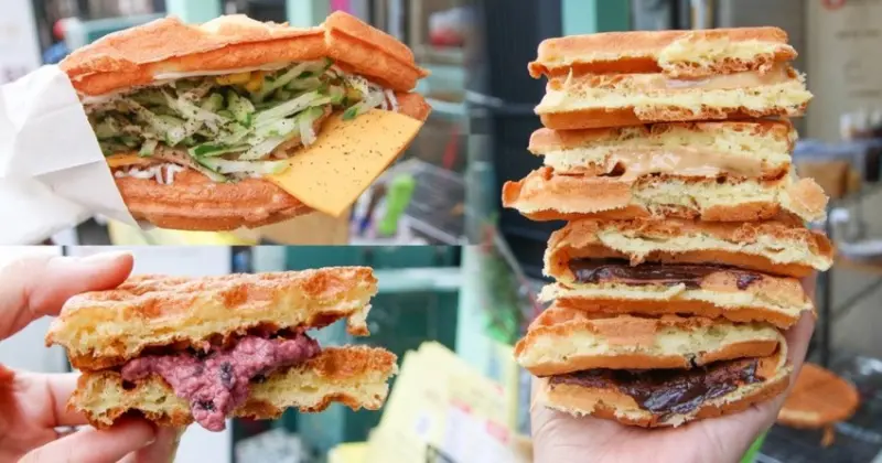 哇！咬下有酥脆口感的酷鬆餅Cuw ，可自由搭配喜歡配料 x 飲料超有水準的好喝 - 跟著尼力吃喝玩樂＆親子生活