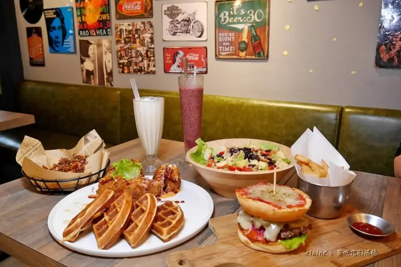 吃。台北文山《PATIO46 沛緹歐美式餐廳》中國科大附近高CP值道地美式料理。文山區美式餐廳。文山區美式早午餐