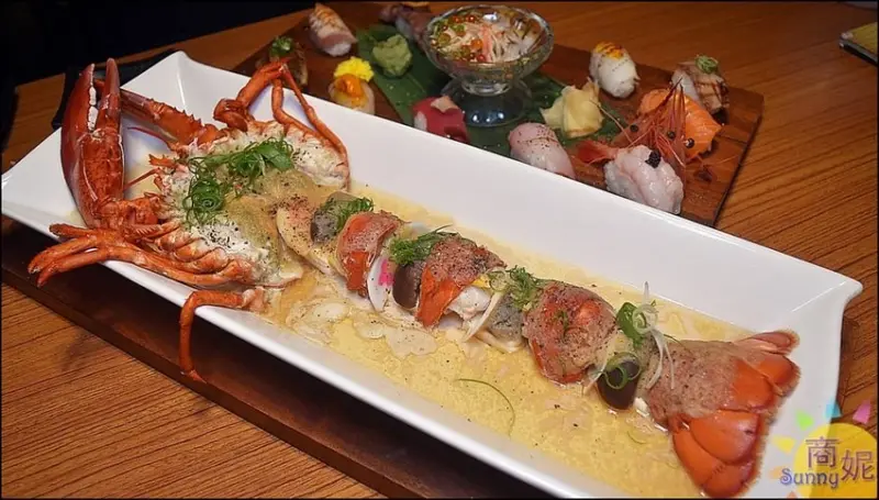 桀壽司|台中超狂現撈波士頓龍蝦199!大推漁夫十二貫、鮭魚頭石狩鍋 - 商妮吃喝遊樂