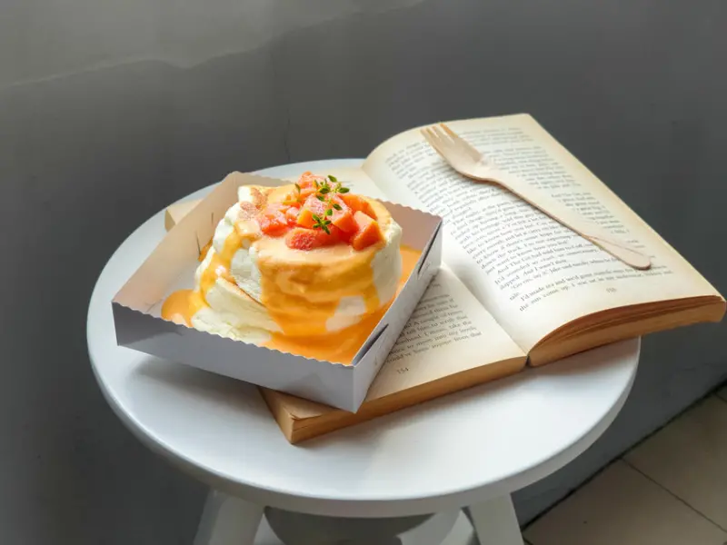 高雄美食||魚&吉-老房裡注入文青感，老闆隨便做做將木瓜放進舒芙蕾啦||新興區、信義國小美食