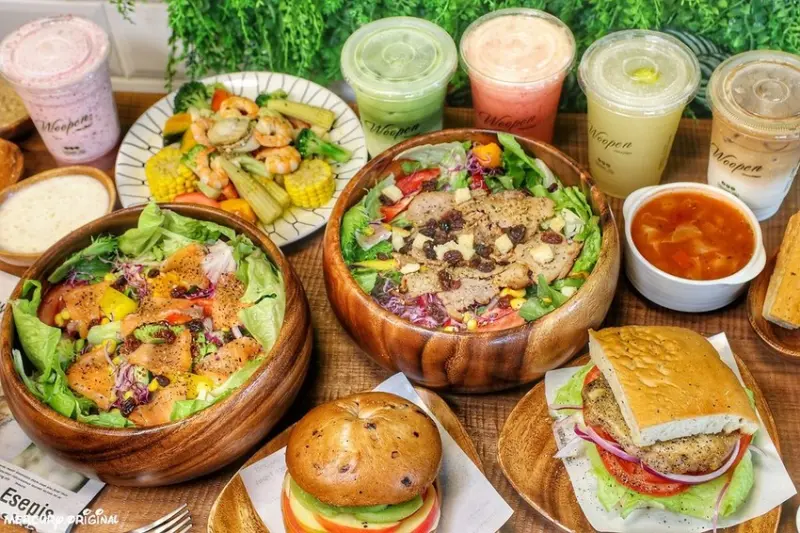 超人氣Woopen木盆終於北上台中/新竹啦！木盆沙拉視覺超浮誇，配餐自由選CP值更高