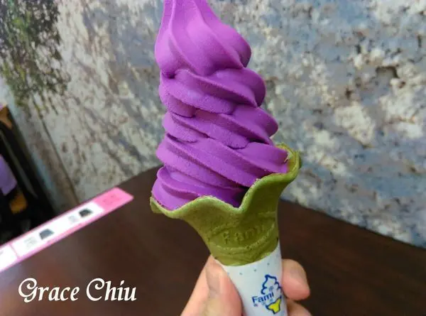 全家～澎湖仙人掌霜淇淋，酸酸甜甜好消暑