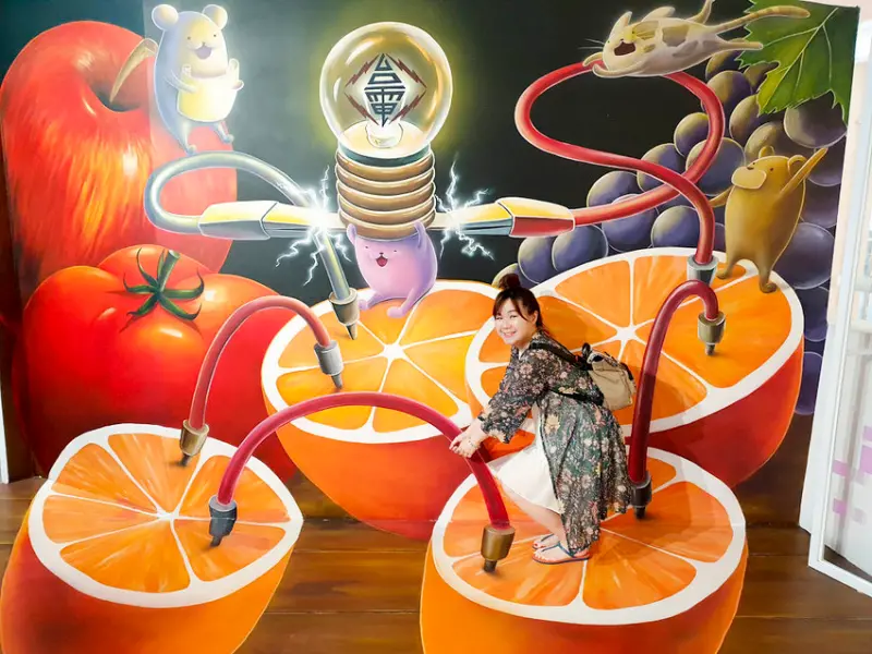 【恆春親子景點】台灣電力公司南部展示館 免費參觀 旋轉溜滑梯  4D電影 吃海水淡化冰棒