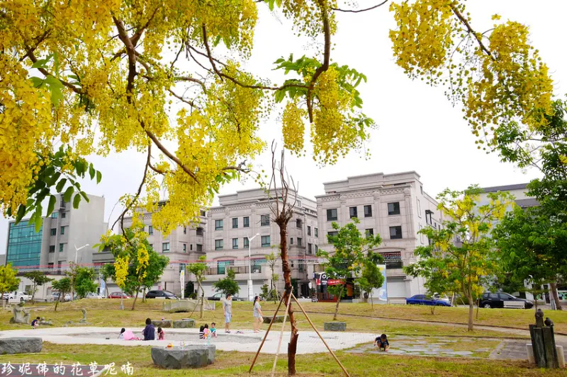【新竹-湖口鄉】公二公園&公兒五公園賞阿勃勒，遛小孩