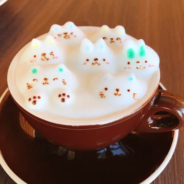 。桃園食記。7號驛站-超可愛動物拉花、乾淨大沙坑。大溪親子餐廳