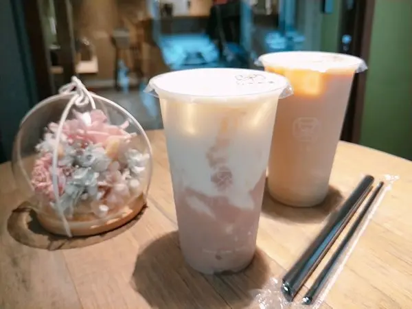 【永康節飲品】濃郁大甲芋頭鮮奶_茶敬茶 Tea to Tea_新鮮回甘現泡茶