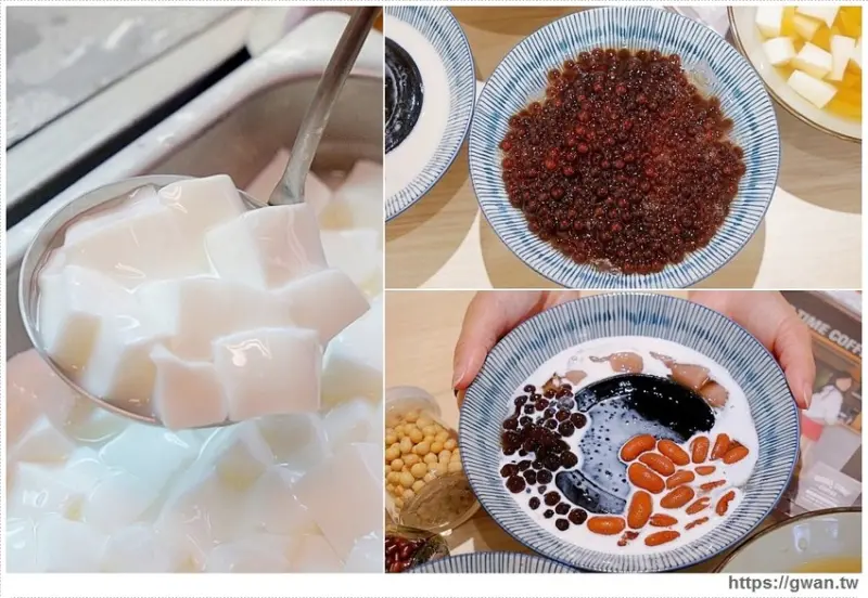  手工嫩仙草每天限量50碗，三種配料一個銅板有找！