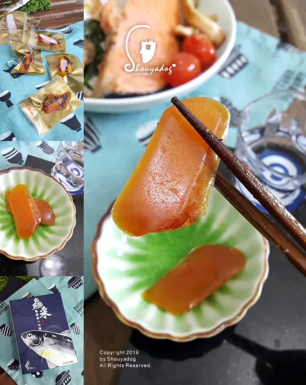 【海鮮製品】來點金黃色的海味下酒菜 鱻采烏魚子一口吃 高粱炙燒 拆封即食 育豐水產行 雲林伴手禮