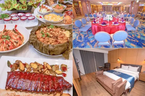 雲林北港｜朝聖酒店 樂宴會廳。宮廷夢幻童話婚禮場地參觀，婚宴試菜心得 