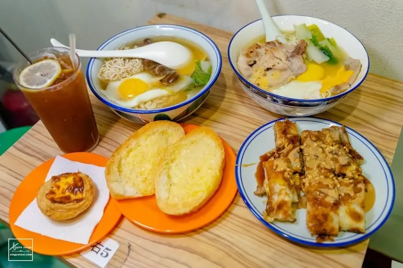 桃園｜內壢美食【永芯茶餐廳港仔餅】道地港式美味餐點 / 早午餐推薦