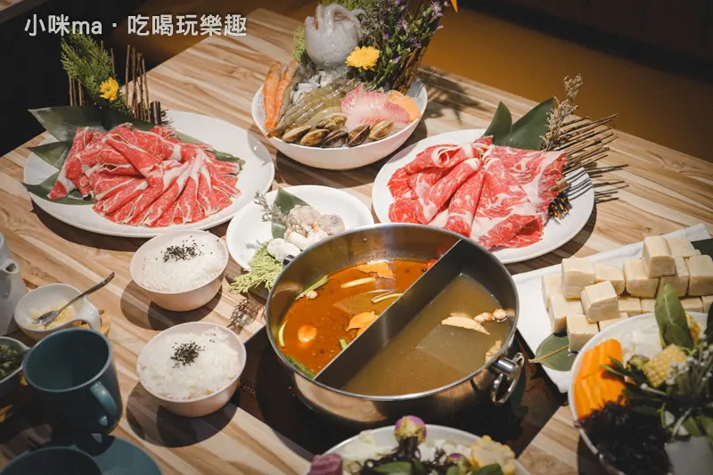 汆食 作伙鍋 ▏清新繽紛又文青的鍋物店 簡單原味蹦出火鍋新風貌。附設兒童遊戲室 爸媽也能輕鬆吃火鍋。台北火鍋推薦。捷運民權西路站