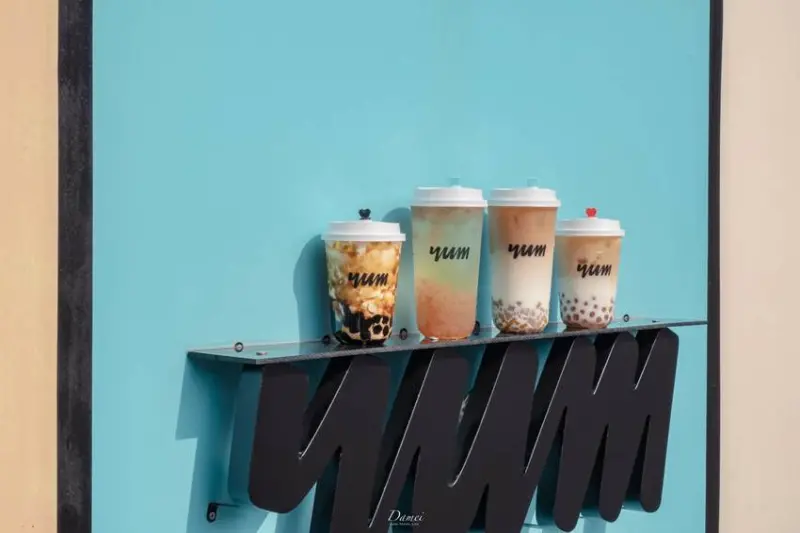 高雄新興｜泱茶YUMTEA-少女飲料，逛街必備咀嚼系飲品