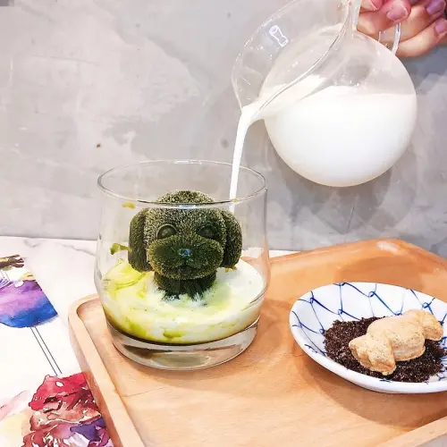 { 永安市場站 } 來到被花草包圍的美店💐來盪鞦韆 吃下午茶 順便幫狗狗做SPA❓❗還有深夜食堂的貓飯😻伍伍零 Garage550