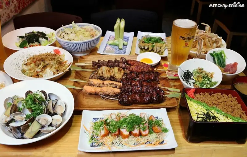 台中純正日本料理店新開幕！備長炭串燒均一價50元，平日限定免費招待生啤