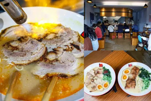 員林在地人私藏日式拉麵店！必點期間限定魔物燒豚，整塊軟骨肉長15公分。