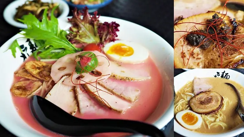 【高雄│鳳山】麵柒八│鳳山深夜食堂、超人氣排隊名店│粉紅色雞白湯頭！鳳山夜市必吃日式拉麵