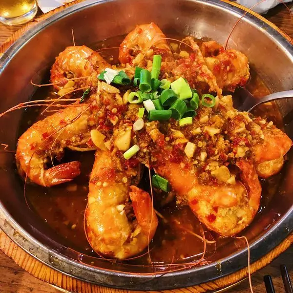 [台北台式]中山行天宮站「囍塘蝦」台北超高CP活蝦料理/活蝦新鮮口味好/各式熱炒菜單超豐富/價格合理分量實在/附菜單