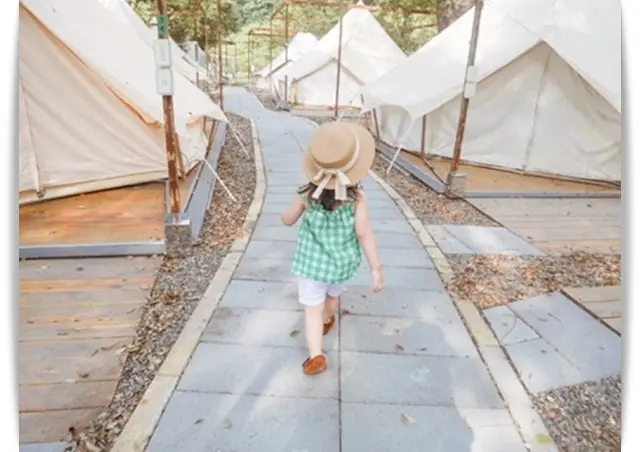 高雄美濃「蝶舞澗」帶著孩子來場豪華Glamping露營吧 ♪