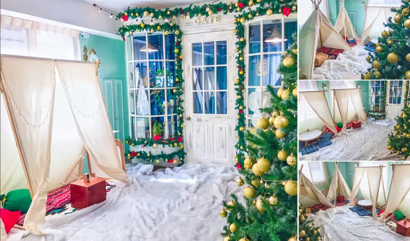 台中｜隱藏在一中裡的超美的耶誕野餐帳篷小聚落，搭配絕美草莓季，魅力完全擋不住啊～～～根本女孩最愛(´∀｀)♡