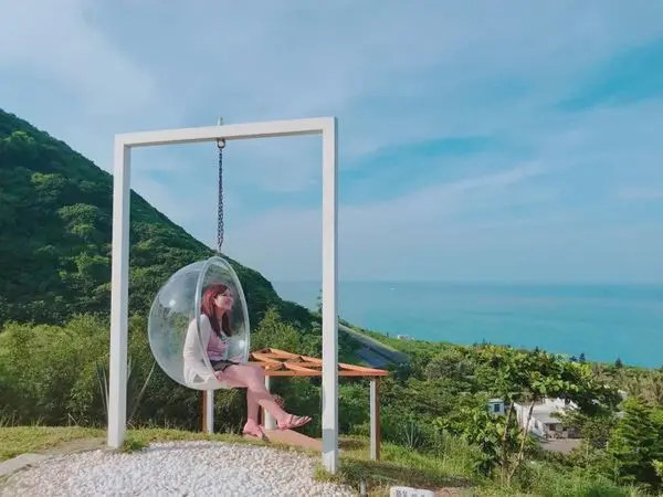 【花蓮景點】花蓮新開幕IG打卡點  太平洋旁山度空間  玻璃鞦韆+野餐帳篷超夢幻