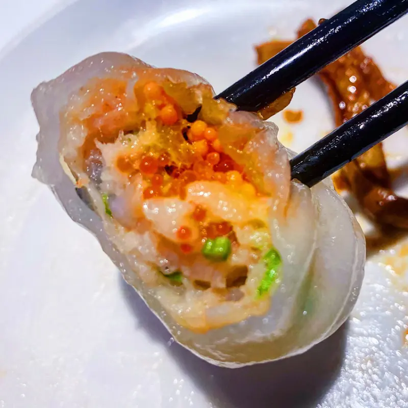 [台北港式]大直劍南路站「檀島香港茶餐廳_劍南店」超驚艷爆漿飛魚卵鮮蝦餃/樣樣新產品都美味/獨家超划算港式早午餐/附菜單