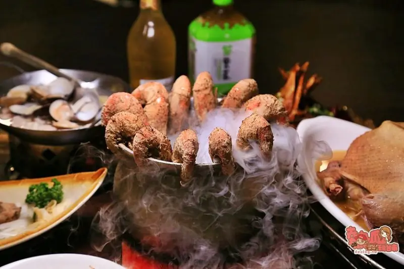 台南活蝦料理吃這間！甕仔雞配熱炒吃飽也吃巧：寬水庭園 - 熱血玩台南。跳躍新世界