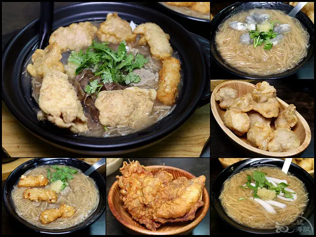 【萬華龍山寺銅板美食小吃】賴桑透抽蚵仔麵線～超狂魔霸特餐，俗擱大碗，7種配料一次吃好吃滿！魔霸雞排x冬瓜嫩仙草x炸麻糬！