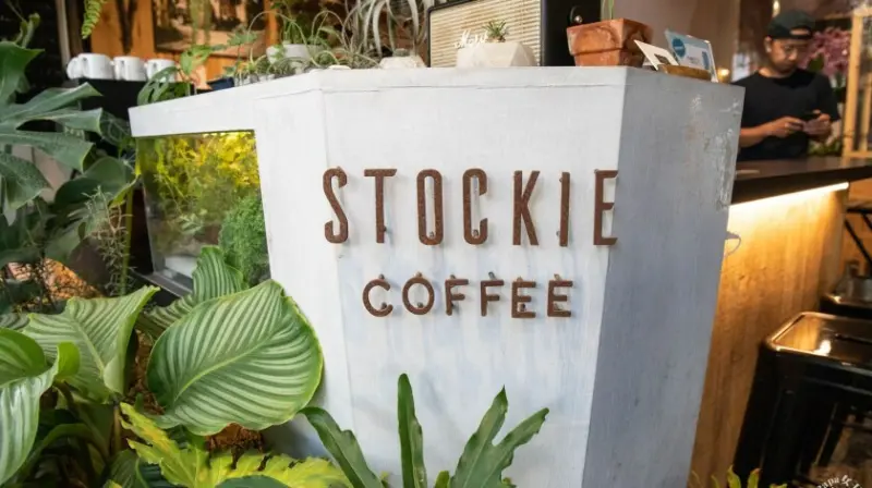 台中豐原｜ STOCKIE Coffee 綠意盎然的騎樓咖啡館－單品咖啡好喝