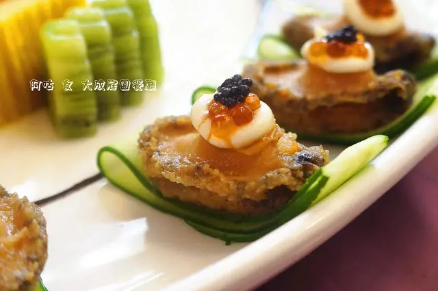 【臺南Ω善化區】大成庭園餐廳。評價頗佳，菜色豐富，擁有風格獨具的五棟宴會廳