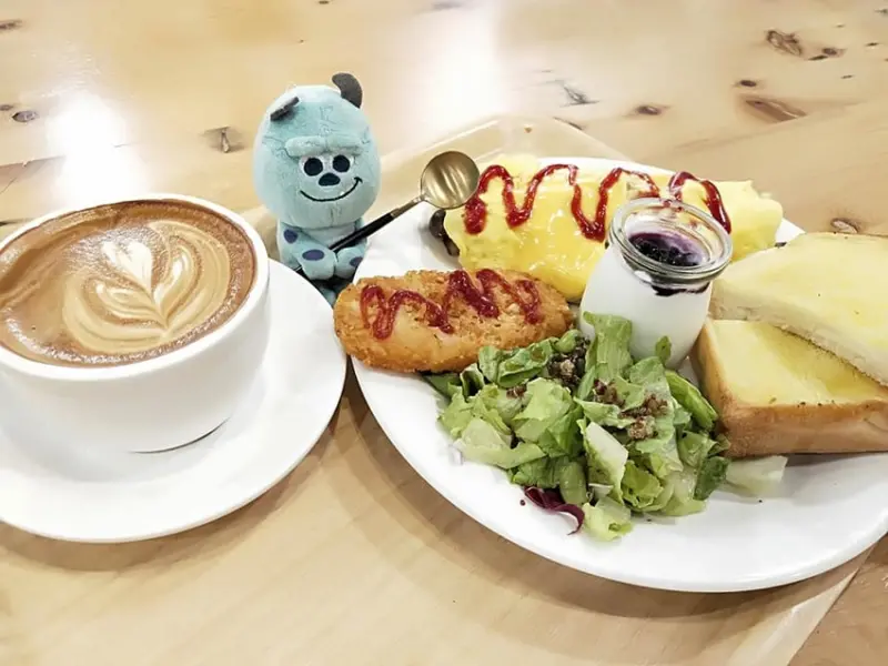  一齊享食間-超滑嫩的菇菇鮮蔬歐姆蛋 (清爽無負擔系列) I 行天宮捷運站，不限時咖啡廳