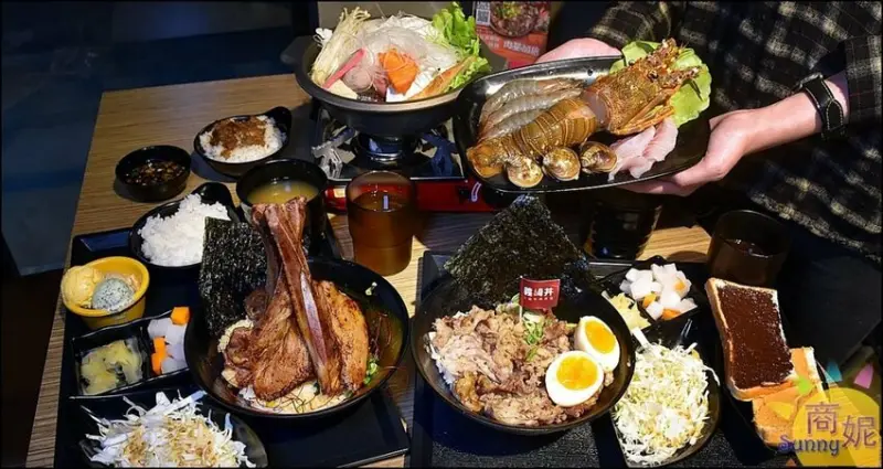 太平平價丼飯小火鍋附自助吧免服務費140元起營業到04:00更加分-商妮吃喝遊樂