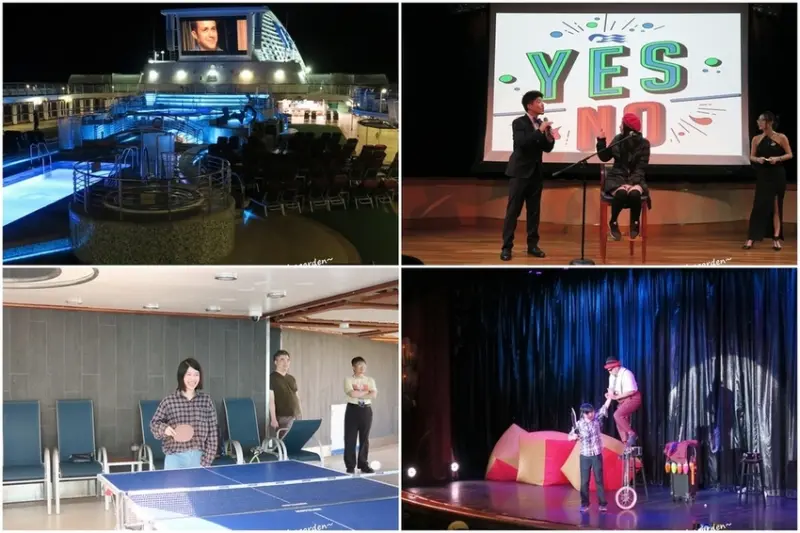 [2019日本名古屋東京遊輪行]第一次搭公主號遊輪就上手~遊輪的日常(活動)