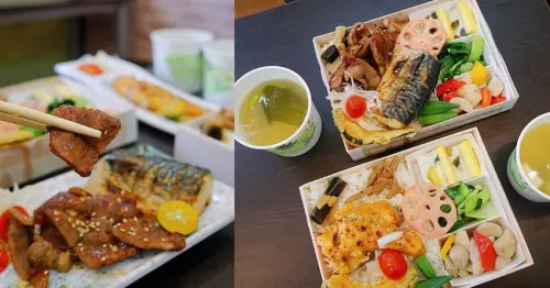 後廚手作餐盒|台中西區精緻便當推薦，人氣雙拼厚片醃製梅花豬和新鮮鯖魚，一定要配超脆辣的菜脯，下飯又飽足！ - 艾薇覓食趣