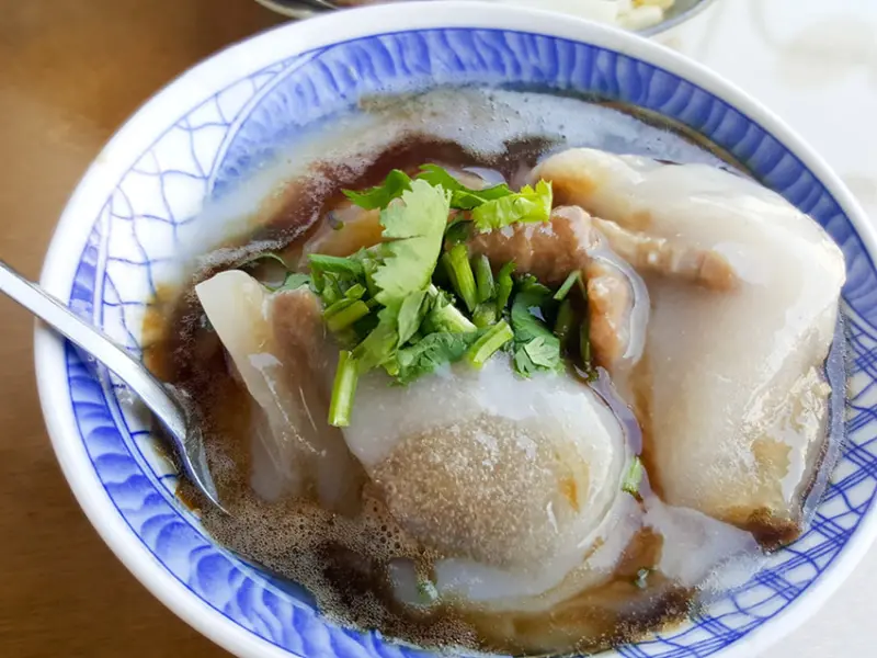 【高雄肉圓】張記水里肉圓傳奇 皮Q餡香 免費茶壺大骨湯