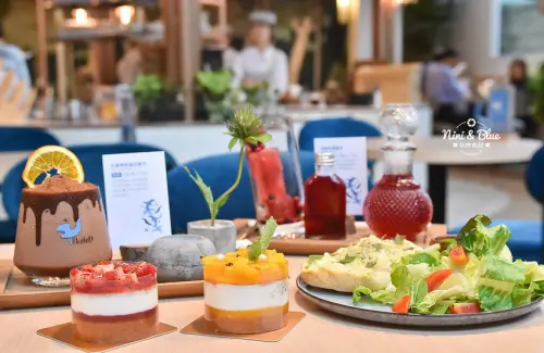 KafeD 台中南屯公益路商圈森林系浮誇美食咖啡甜點Nini and Blue 玩樂食記