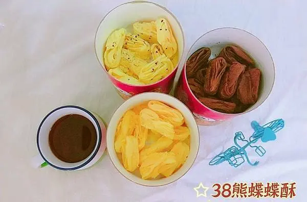 【台北宅配美食】38熊蝶蝶酥手工蛋捲/台北伴手禮/台北手信/ 千層蛋捲/彌月禮 /送禮推薦/團購美食