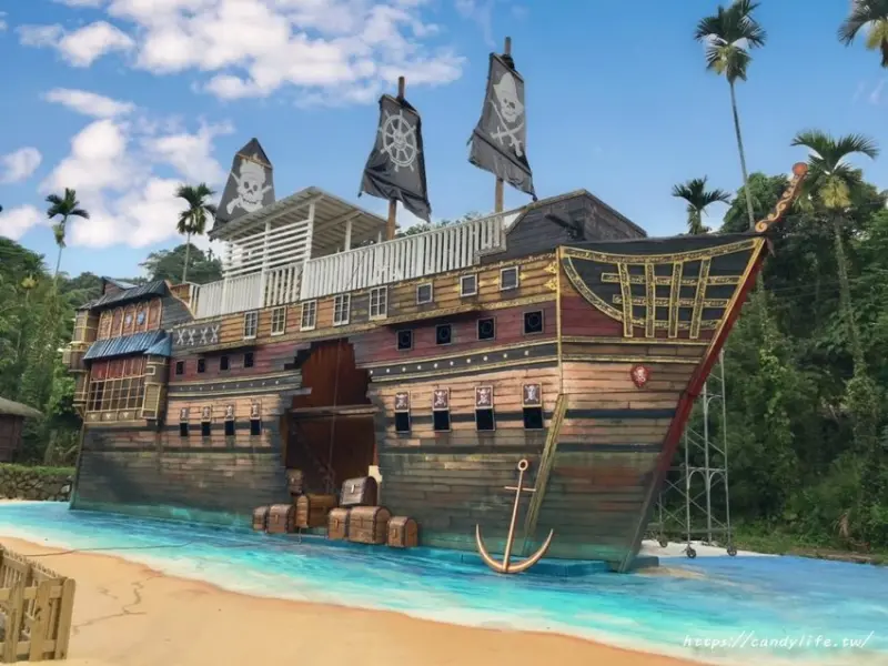 打卡最新亮點！童話風可愛海盜村，超巨大海盜船、3D彩繪牆、童話世界場景，門票還可以餐點！
